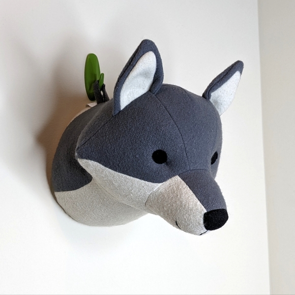 Pillowfort Wall Decor Pillowfort Wolf Head Plush Wall Hanging